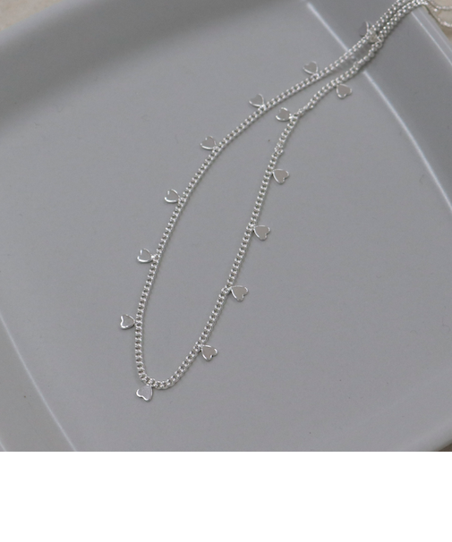 ハートチェーンアジャストネックレス