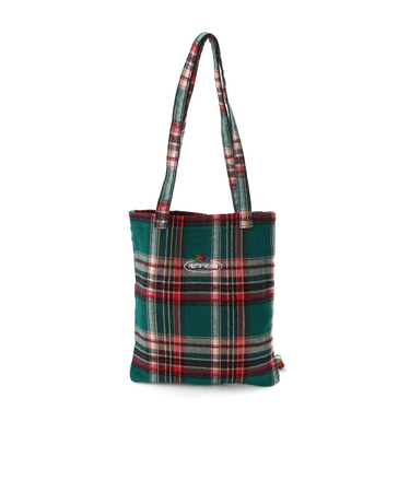 【FRUIT OF THE LOOM】TARTAN CHECK TOTE BAG
