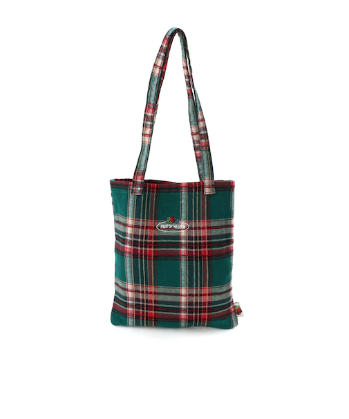【FRUIT OF THE LOOM】TARTAN CHECK TOTE BAG