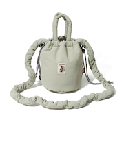 【COBMASTER】PADDED-MUFFIN DRAWSTRING SHOULDERBAG