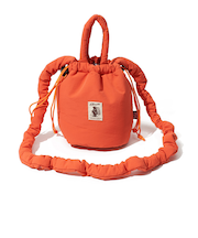 【COBMASTER】PADDED-MUFFIN DRAWSTRING SHOULDERBAG