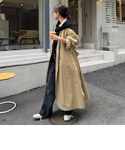 【発売のたびに即完売する大人気アイテム】袖ボリュームトレンチコート