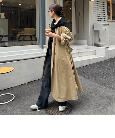 【発売のたびに即完売する大人気アイテム】袖ボリュームトレンチコート