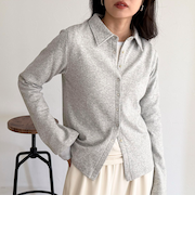 ブークレーフレアスリーブカーディガン