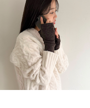 【COSY/コージー】ウールフィンガーレスグローブ