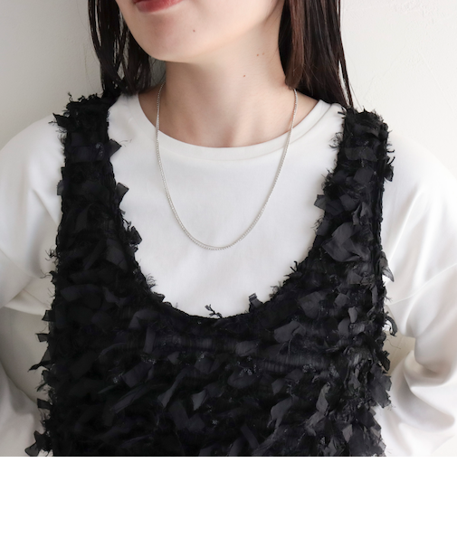 キャシャチェーン2連ネックレス