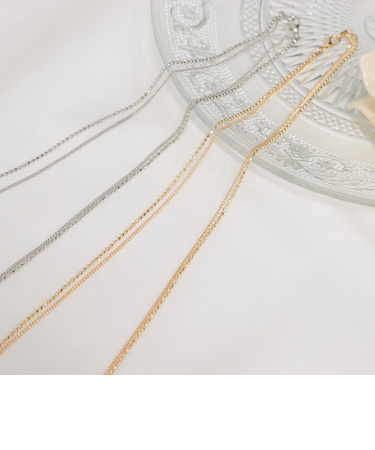 キャシャチェーン2連ネックレス