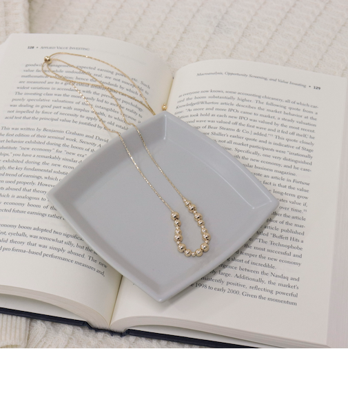 ボールメタルトップアジャストネックレス