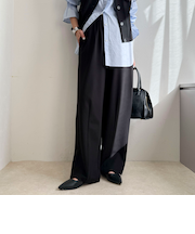 【セットアップ対応】ポンチイージーカーブパンツ