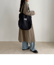 撥水サッカーサイドポケットトートバッグ