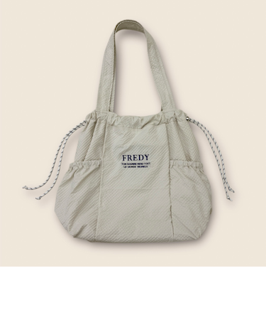 撥水サッカーサイドポケットトートバッグ