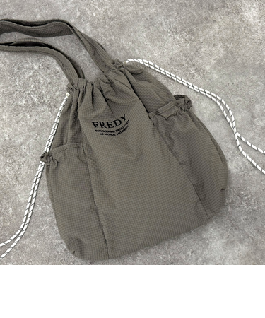 撥水サッカーサイドポケットトートバッグ