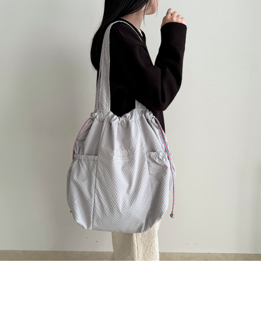 撥水サッカーサイドポケットトートバッグ