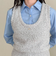 テープMIXニットベスト