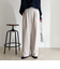 【セットアップ対応】パウダリーツイルイージーセミワイドパンツ