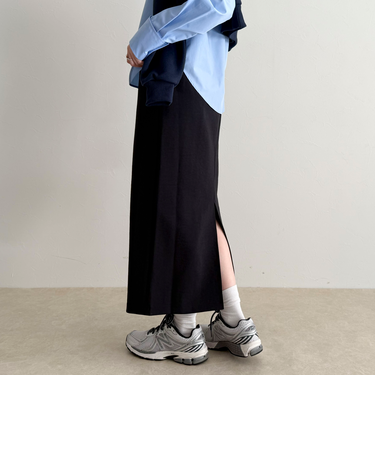 【セットアップ対応】パウダリーツイルイージータイトスカート