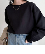 【セットアップ対応】パウダリーツイルコクーンブラウス