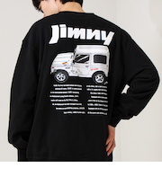 【ロングセラーコラボ】ジムニー×GLOSTER Suzuki Jimny 裏毛プリントスウェット