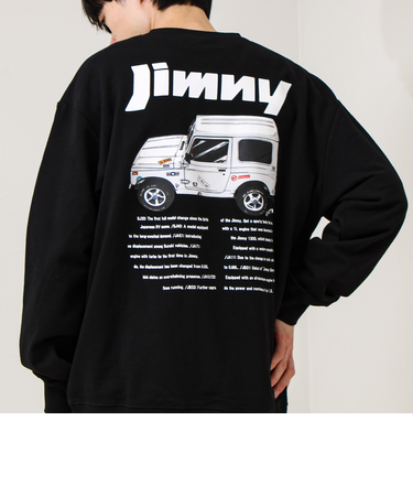 【ロングセラーコラボ】ジムニー×GLOSTER Suzuki Jimny 裏毛プリントスウェット