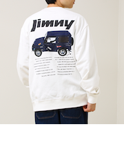 【ロングセラーコラボ】ジムニー×GLOSTER Suzuki Jimny 裏毛プリントスウェット