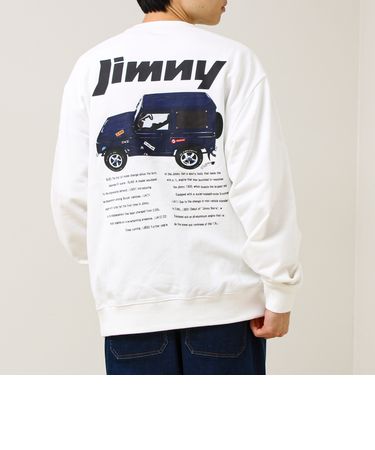 【ロングセラーコラボ】ジムニー×GLOSTER Suzuki Jimny 裏毛プリントスウェット