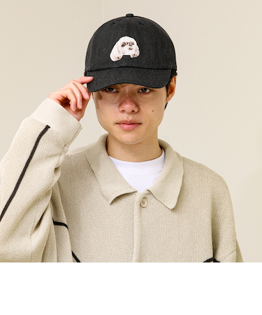 【カラー追加して再登場】WASHED DOG embroidery CAP