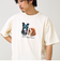 【あの名作をオマージュ】犬猫実写風プリントTシャツ