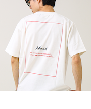 【NANGA×GLOSTER】別注1 Rect Backprint Tee