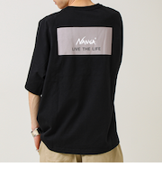 【NANGA×GLOSTER】別注2 Raglan Backprint Tee