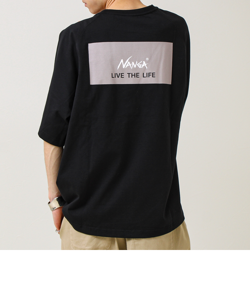 【NANGA×GLOSTER】別注2 Raglan Backprint Tee
