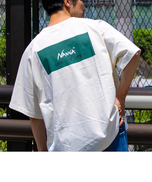 【NANGA×GLOSTER】別注2 Raglan Backprint Tee