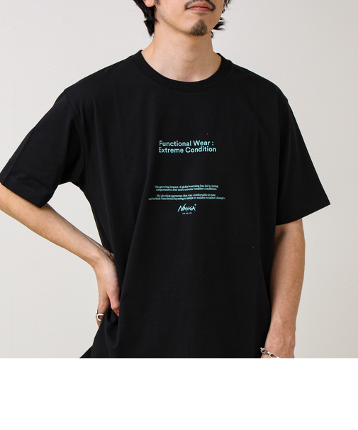 【NANGA×GLOSTER】別注3 Frontprint Tee