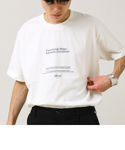 【NANGA×GLOSTER】別注3 Frontprint Tee