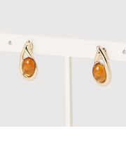 クリアカラードロップピアス