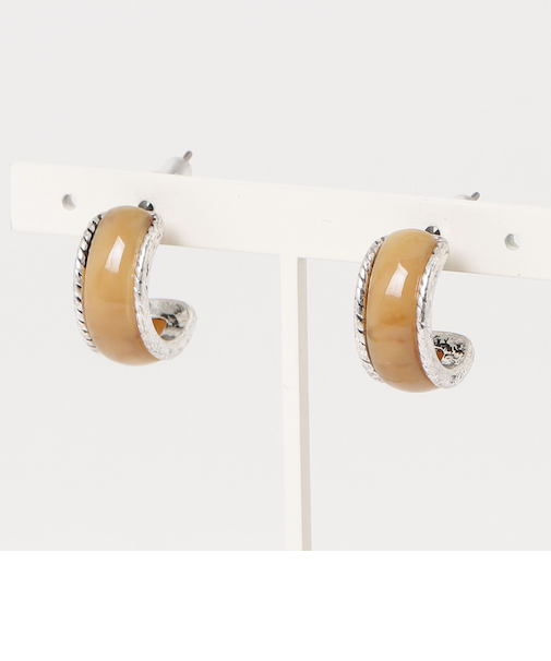 アンティーク風カラーCピアス