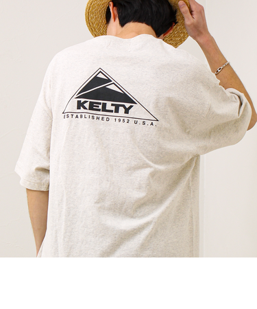 【KELTY×GLOSTER】別注 バックロゴプリントT