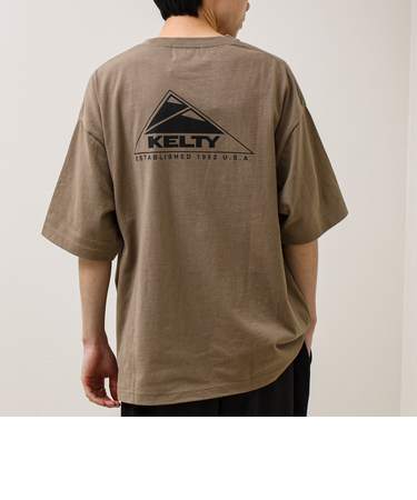 【KELTY×GLOSTER】別注 バックロゴプリントT