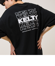 【KELTY×GLOSTER】別注 バックタイポロゴT