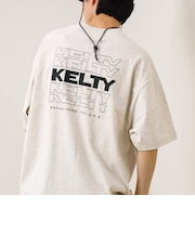 【KELTY×GLOSTER】別注 バックタイポロゴT