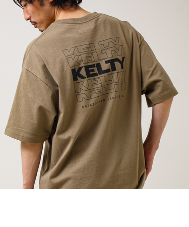 【KELTY×GLOSTER】別注 バックタイポロゴT