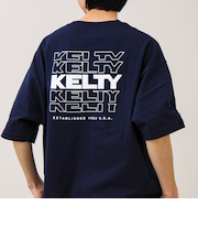 【KELTY×GLOSTER】別注 バックタイポロゴT
