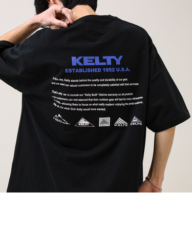 【KELTY×GLOSTER】別注 バックヒストリーロゴT