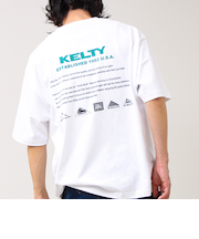 【KELTY×GLOSTER】別注 バックヒストリーロゴT