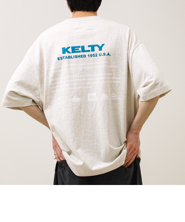 【KELTY×GLOSTER】別注 バックヒストリーロゴT