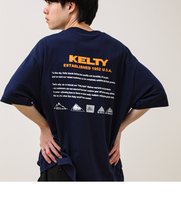 【KELTY×GLOSTER】別注 バックヒストリーロゴT