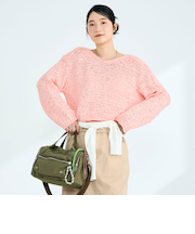 テープヤーンニットプルオーバー