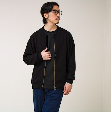 【きれいめに使える】フクレジャガード MA1カーデ