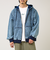 【タフに着回す】キャンバス/デニム ジップパーカー