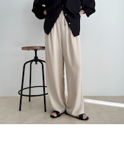 【ラクなのにきちんと見え】シャラリツイル イージーパンツ