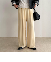 【ラクなのにきちんと見え】シャラリツイル イージーパンツ